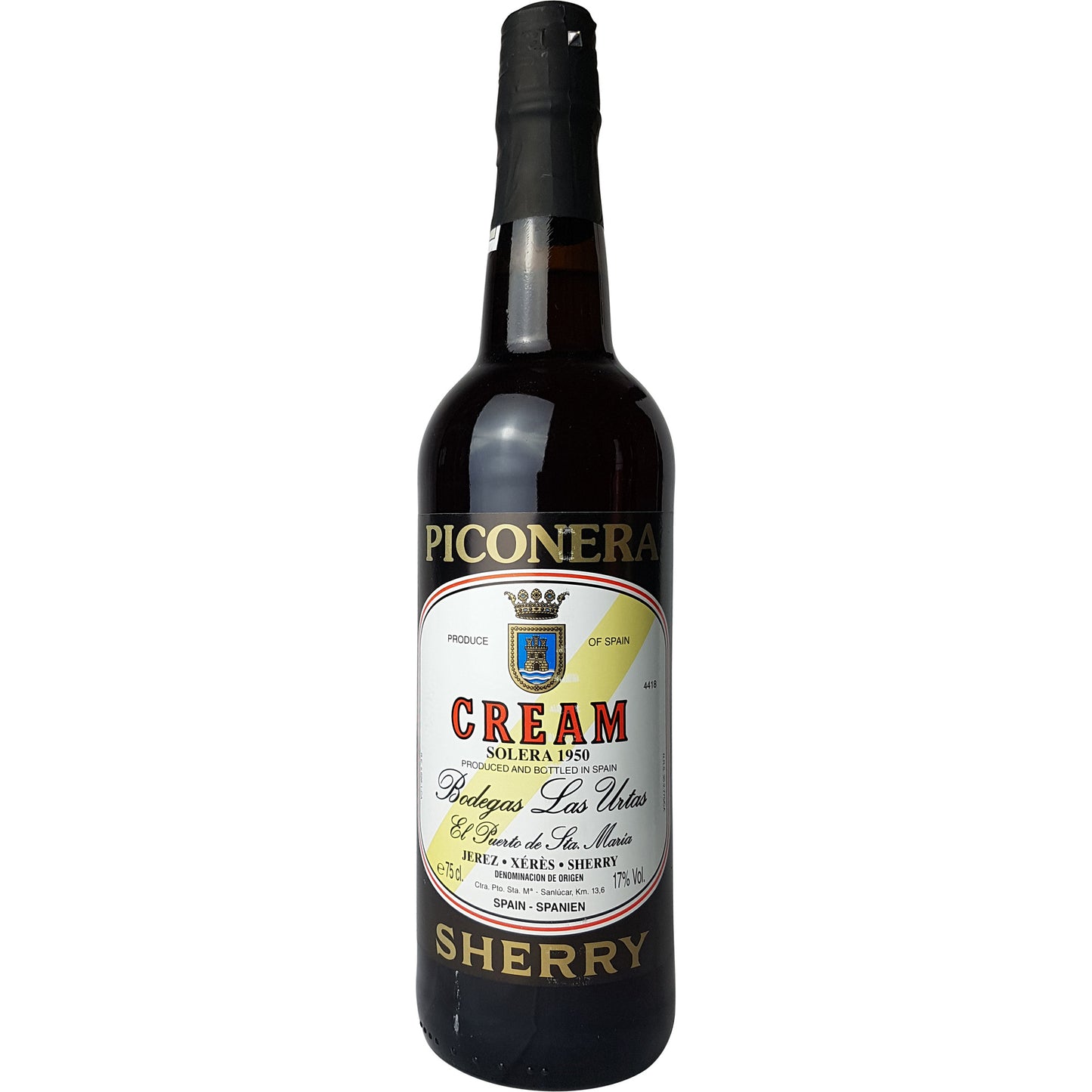Sherry Cream Piconera Bodegas Las Utras 17%vol