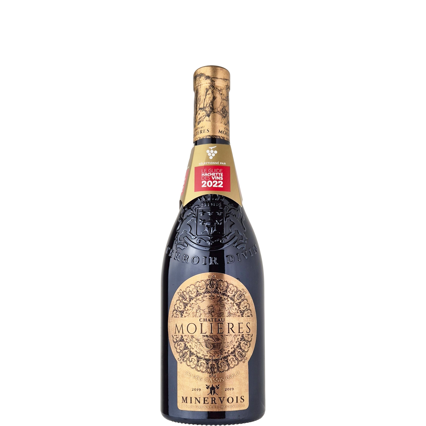 Chateau Molière AOP Minervois Rouge Cuvée Cassis Gold